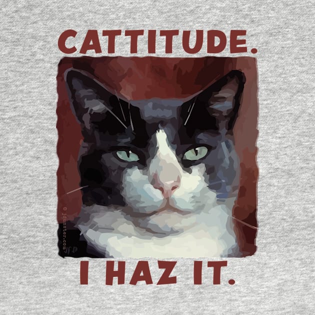 Smug Cat with CATTITUDE by jdunster